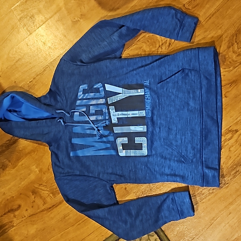 Men's NWOT Wear Code heathered blue hoodie size Small